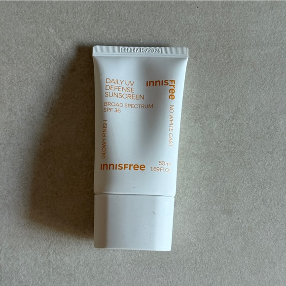 innisfree Other - Innisfree Daily UV Defense Sunscreen SPF 36 Glowy Finish 50mL Exp 04/2026